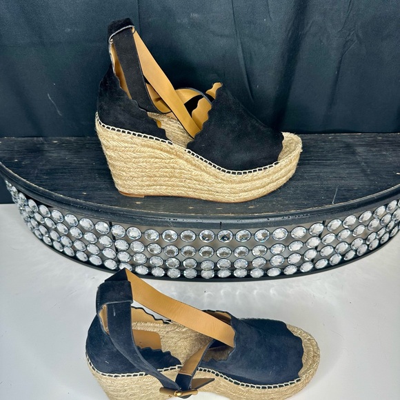 NIB CHLOE Platform Sandals,  size EU40/US9 - Picture 6 of 8